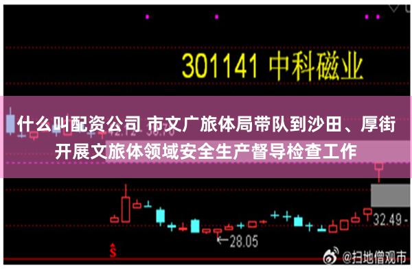什么叫配资公司 市文广旅体局带队到沙田、厚街开展文旅体领域安全生产督导检查工作