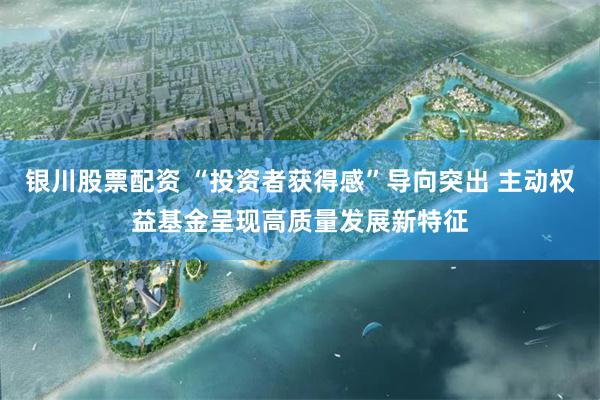 银川股票配资 “投资者获得感”导向突出 主动权益基金呈现高质量发展新特征