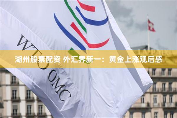 湖州股票配资 外汇界新一：黄金上涨观后感