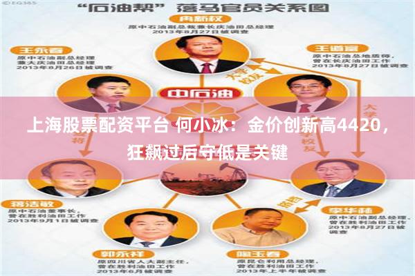 上海股票配资平台 何小冰：金价创新高4420，狂飙过后守低是关键