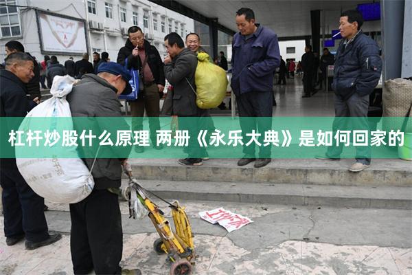 杠杆炒股什么原理 两册《永乐大典》是如何回家的