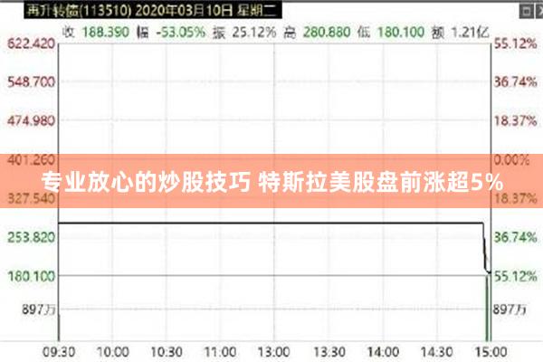 专业放心的炒股技巧 特斯拉美股盘前涨超5%